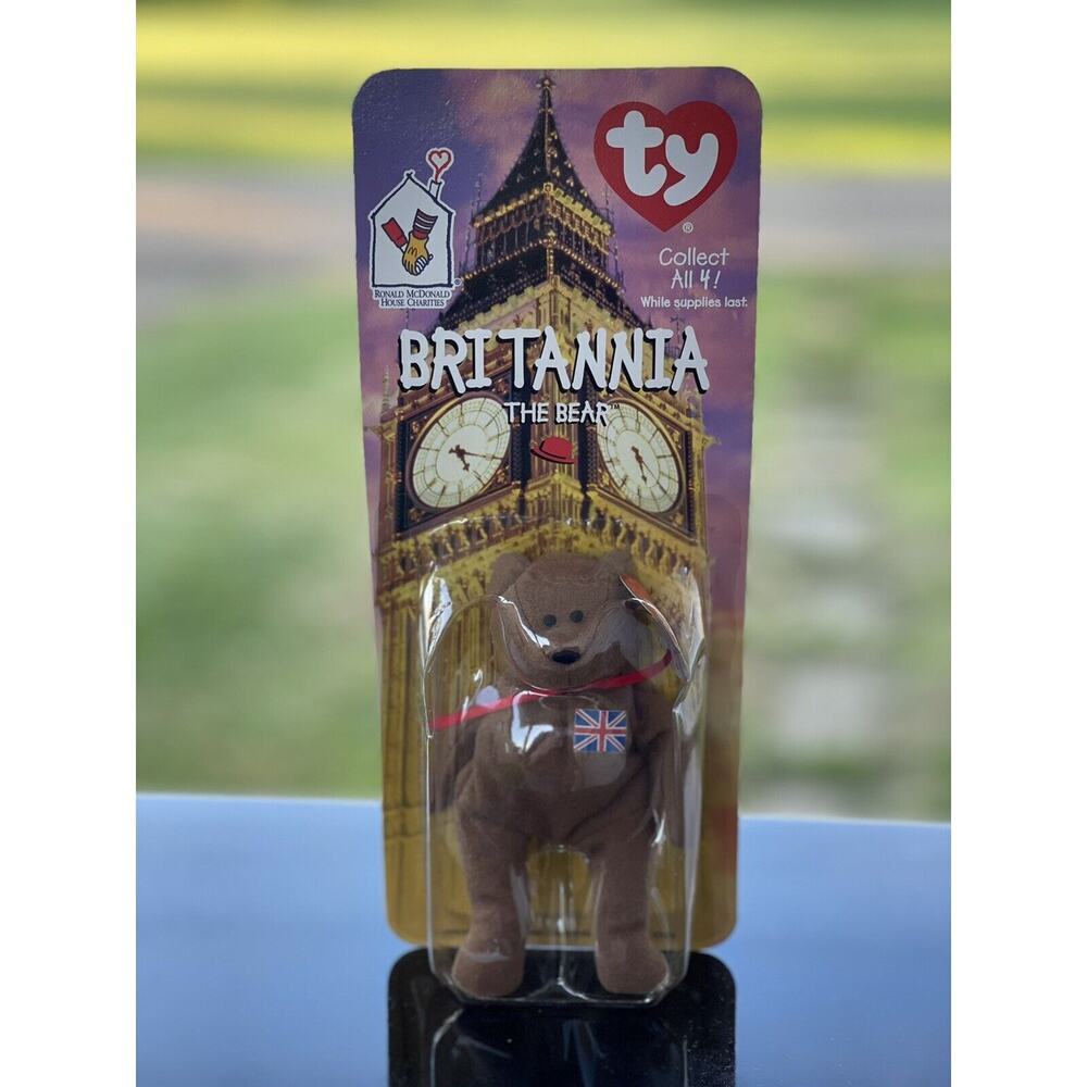Ty McDonalds Teenie Beanie 1999 Britannia The Bear IN Carton